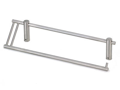 Paper Towel Holder Under Cabinet Wall Mount Double Rod Bearing