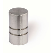 44-338 Siro Designs Stainless Steel - 13mm Knob in Fine Brushed Stainless Steel