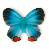 72-116 Siro Designs Butterflies - 40mm Knob in Blue/Navy/Red