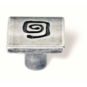 86-102 Siro Designs Pueblo - 25mm Knob in Antique Iron