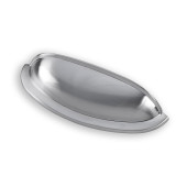 99-224 Siro Designs Pennysavers - 116mm Cup Pull in Fine Brushed Chrome