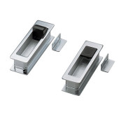 HH-P135/DC Recessed Pull w/ Door Stopper (Dull Chrome)